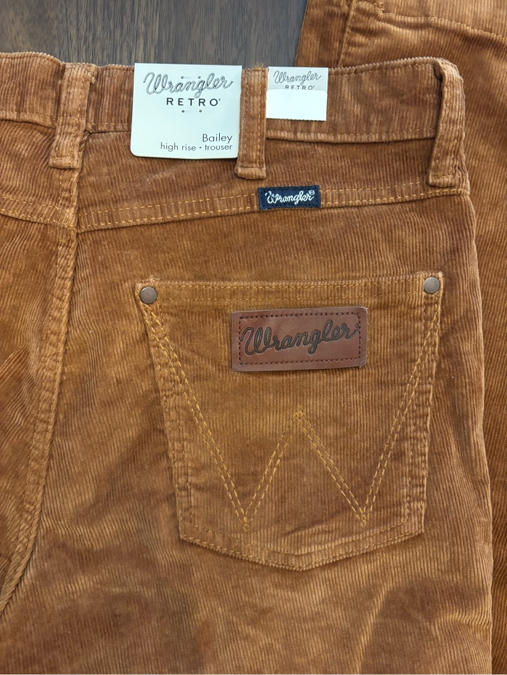 Wrangler Retro Bailey Womens Corduroy Trouser 29 Tall - Picture 4 of 5